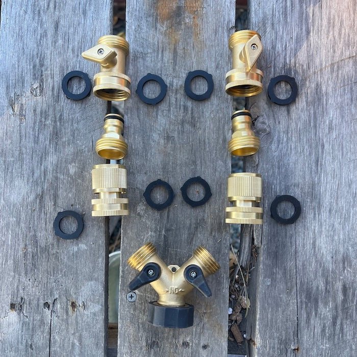 Brass Hose Organization Bundle - Organize Your Garden Hose The Celtic Farm