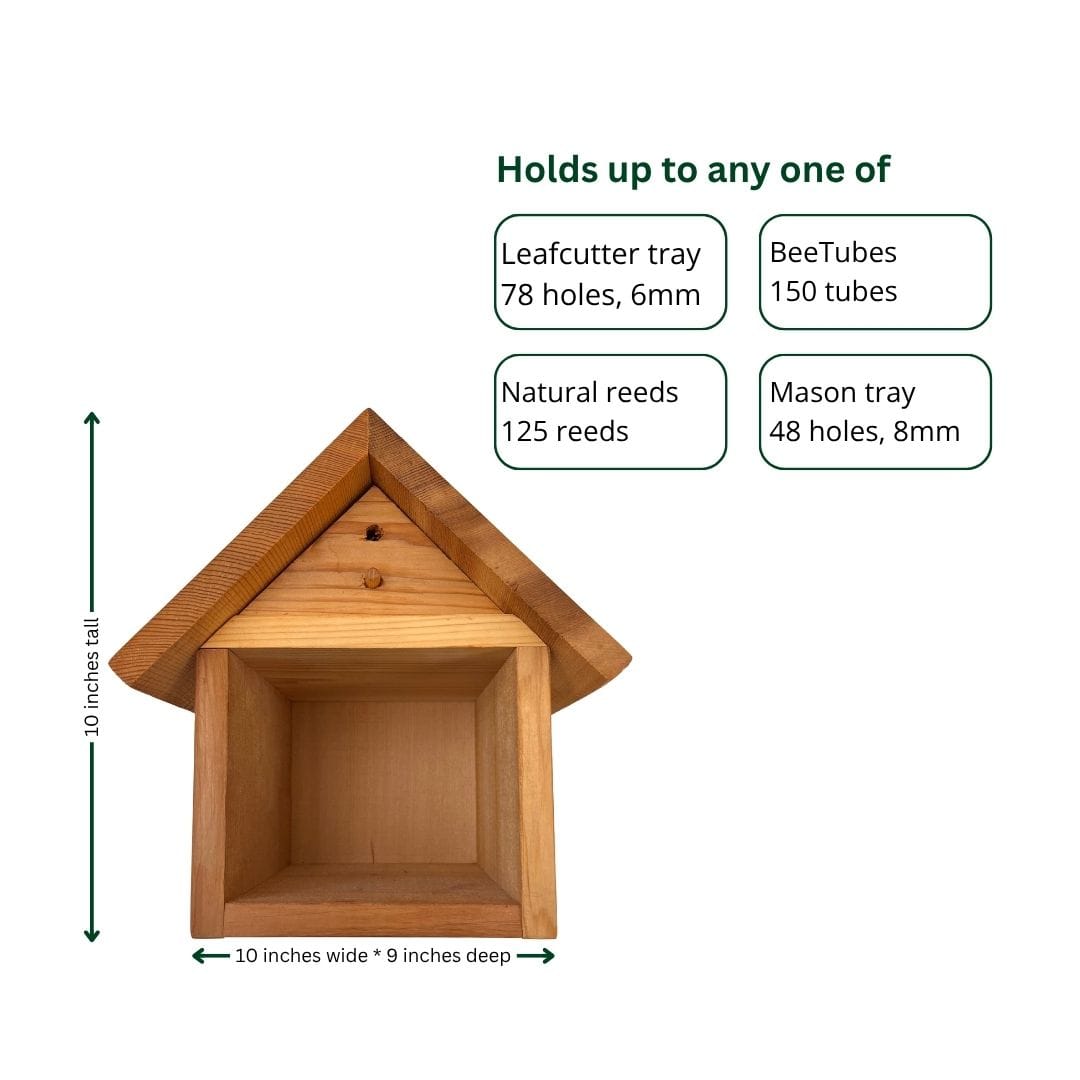 Chalet Cedar Bee House CrownBees