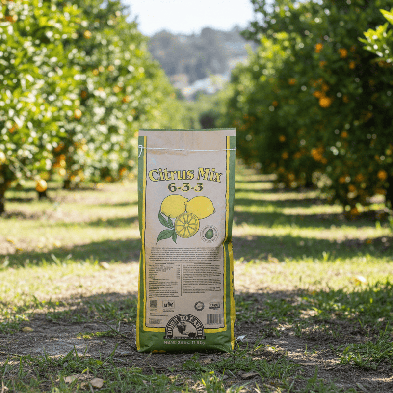 Citrus Mix Fertilizer 6-3-3 (25 lb Bag) Down to Earth