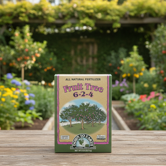 Fruit Tree Fertilizer 6-2-4 (5 lb box) Down to Earth