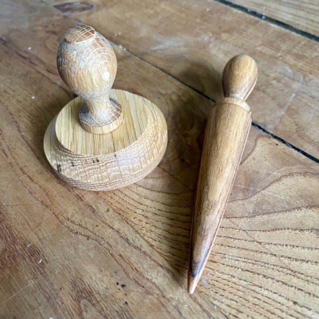 Garden Gift Set - American Hardwood Seed and Bed Ruler, Dibblers, Pot Tamper and Markers The Celtic Farm