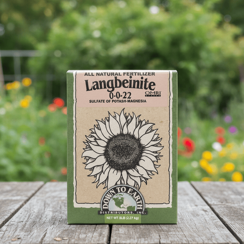Langbeinite 0-0-22 Fertilizer (5 lb box) Down to Earth