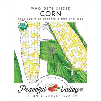 Who Gets Kissed Corn Seeds (Organic) Peaceful Valley