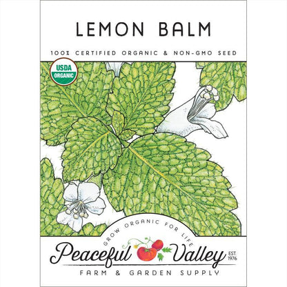 Lemon Balm (Organic) Peaceful Valley