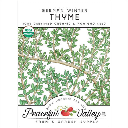 Thyme, German Winter (Organic) Peaceful Valley