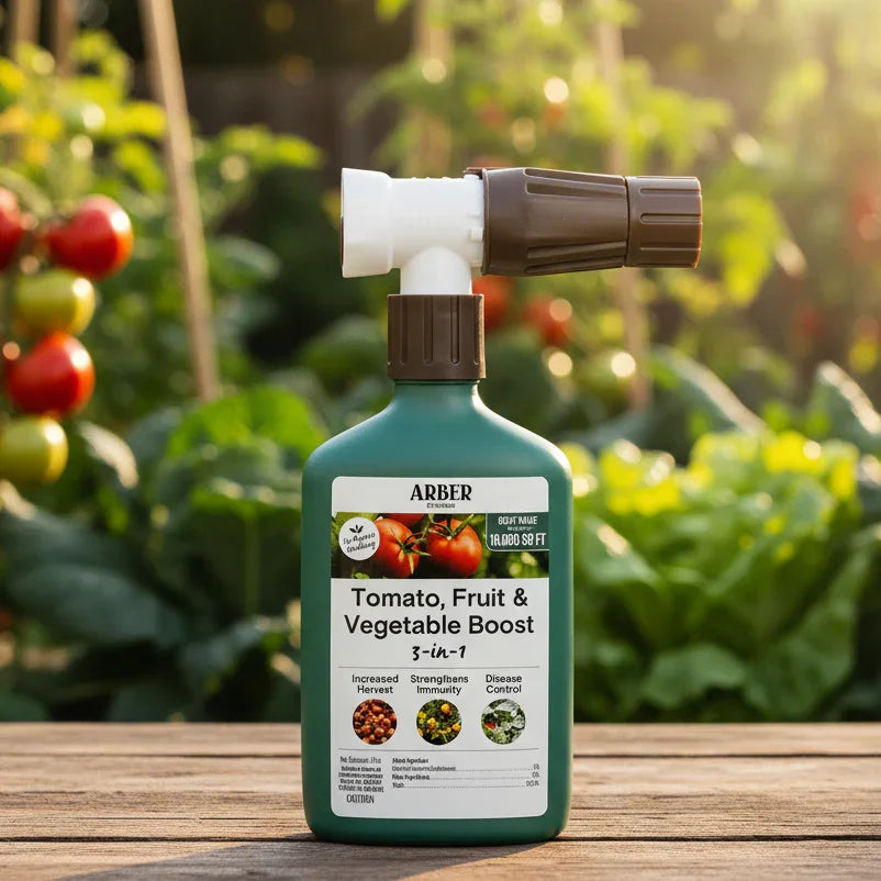 Arber Organic Tomato Fruit & Vegetables 3-in-1 Boost, Ready to Use Spray Grow Organic