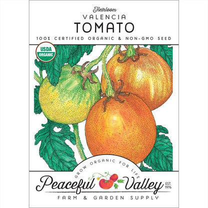 Valencia Tomato Seeds (Organic) Peaceful Valley