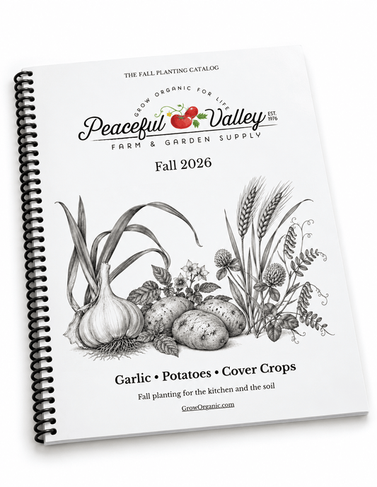 Peaceful Valley Fall 2026 Catalog – Coil-Bound Print Edition Peaceful Valley