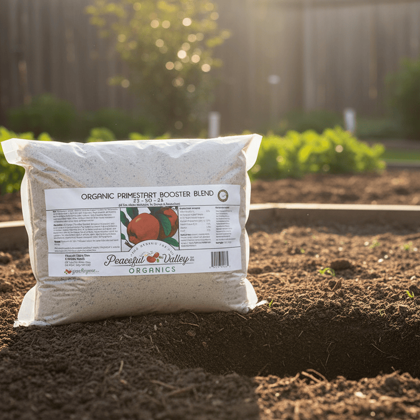 Peaceful Valley Organic PrimeStart Booster Blend 2.3-5.0-2.6 (3 lb Bag) Peaceful Valley