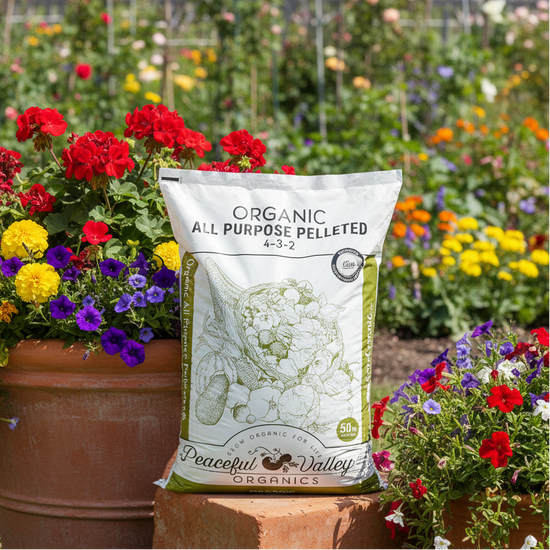 Peaceful Valley Organics All Purpose Pelleted Fertilizer 4-3-2 (50 lb) Peaceful Valley