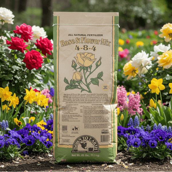 Rose and Flower Mix 4-8-4 (25 lb Bag) - Grow Organic