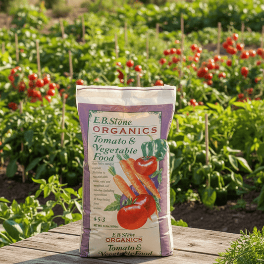 Tomato & Vegetable Food 4-5-3 (15 lb bag) EB Stone