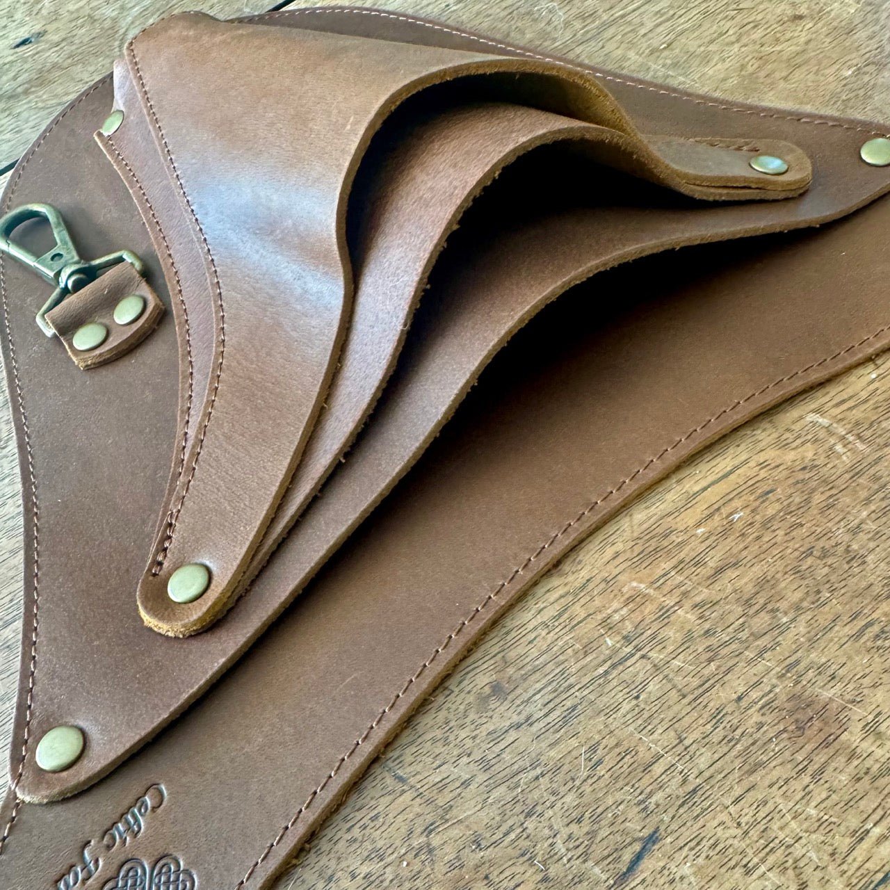 Ultimate Leather Garden Tool Belt & Holder - Extra Rivet Reinforced, Master Gardener Designed The Celtic Farm