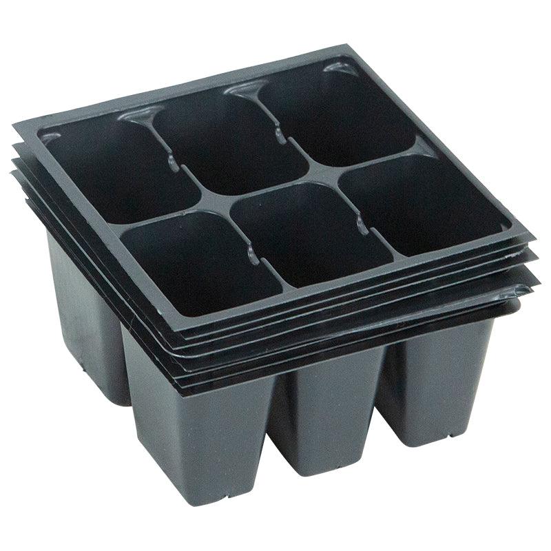 plastic plant tray 6-Pack Planting Containers for 1020 Tray
