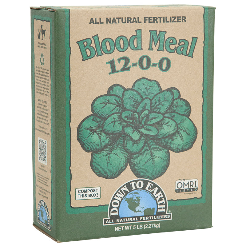Blood Meal 12-0-0 (5 pound box) for sale Blood Meal 12-0-0 (5 lb Box) Fertilizer
