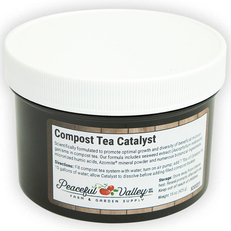 Compost Tea Catalyst (15 Oz. Jar) - Grow Organic Compost Tea Catalyst (15 Oz. Jar) Growing