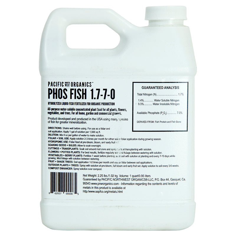Fish Emulsion Fertiliser - Fish 'N' Phos, Fish Hydrolysate Fertiliser
