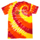 Organic T Shirt Tie Dye Red/Orange/Yellow (Med) Peaceful Valley's Organic T Shirt Tie Dye Red/Orange/Yellow (Medium) Apparel and Accessories