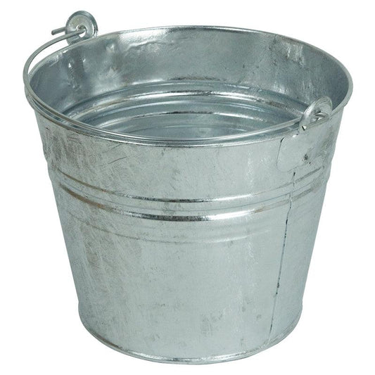 Galvanized Steel Pail (5 Qt) - Grow Organic Galvanized Steel Pail (6 Qt) Apparel and Accessories