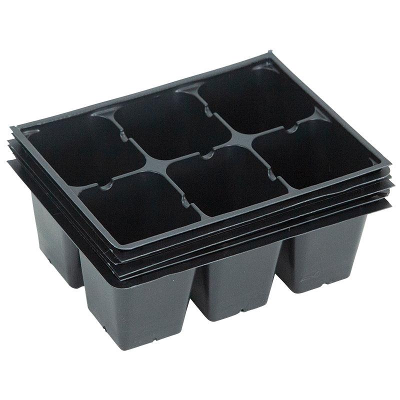 plastic planter tray Jumbo 6-Pack Planting Containers for 1020 Tray