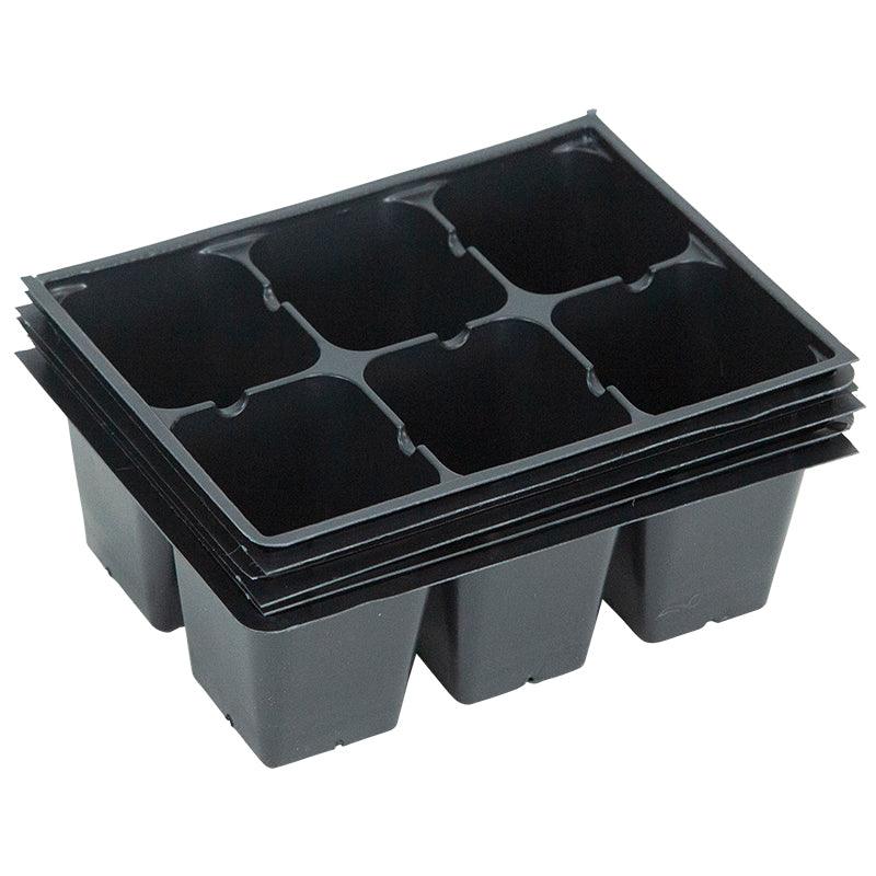 Jumbo 6-Pack Planting Containers for 1020 Tray - Recycled Jumbo 6-Pack Planting Containers for 1020 Tray - Recycled (Sheet of 6) 