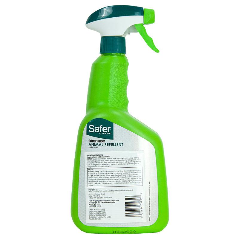  Safer Critter Ridder Animal Repellent RTU (32 oz) Weed and Pest