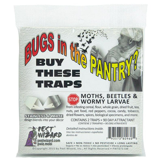 BUGS in the PANTRY? 2-PAK Stainless & White – Grow Organic BUGS in the PANTRY? 2-PAK Stainless & White Weed and Pest