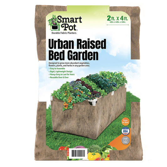 Urban Raised Bed Garden (2' x 4') - Grow Organic Urban Raised Bed Garden (2' x 4') Growing