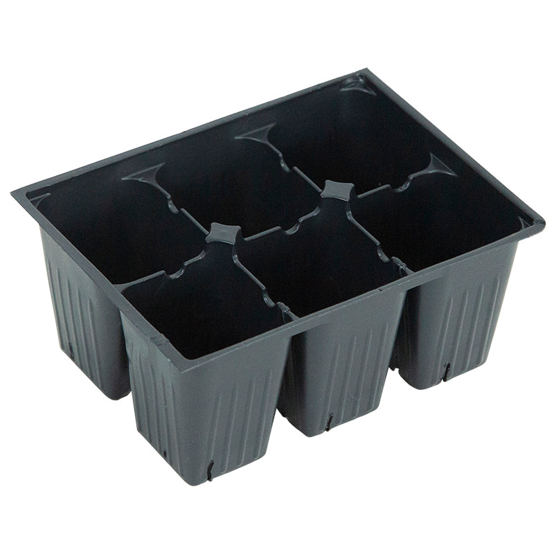 X-Jumbo 6-Pack Planting Containers for 1020 Tray - Recycled X-Jumbo 6-Pack Planting Containers for 1020 Tray - Recycled (Sheet of 6) 
