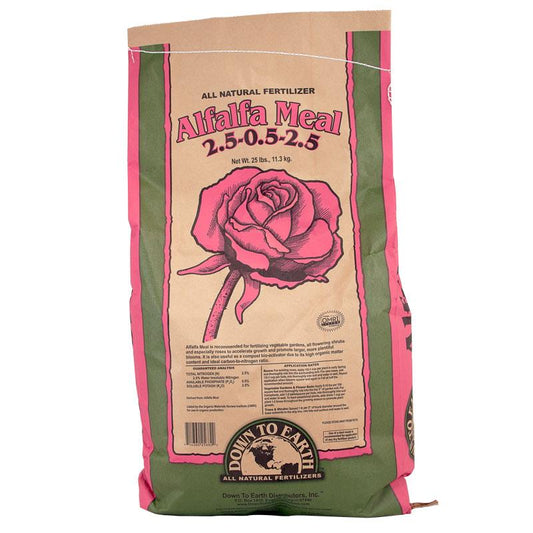 Alfalfa Meal (25 Lb Bag) - Grow Organic Alfalfa Meal (25 lb Bag) Fertilizer