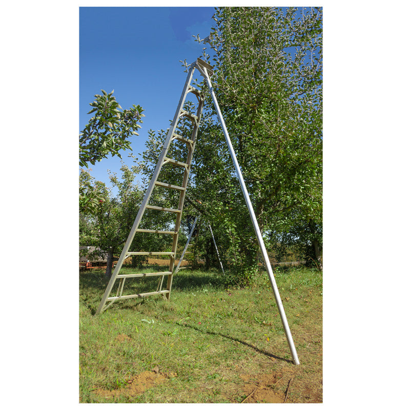 Aluminum Orchard Ladder (8') - Grow Organic Aluminum Orchard Ladder (8') Quality Tools