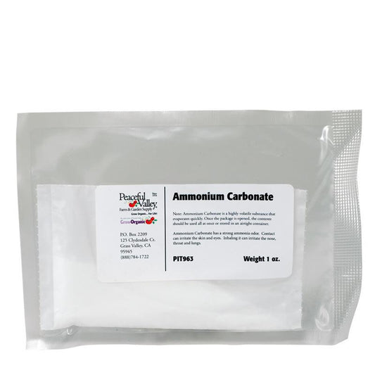 Ammonium Carbonate (1 oz) for Fly Bait for sale – Grow Organic Ammonium Carbonate (1 oz.) Weed and Pest