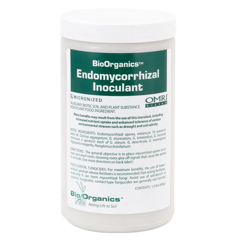 BioOrganics Endomycorrhizal Inoculant (15 Lb) Micronized Bio/Organics Endomycorrhizal Inoculant (1.5 lb) Growing