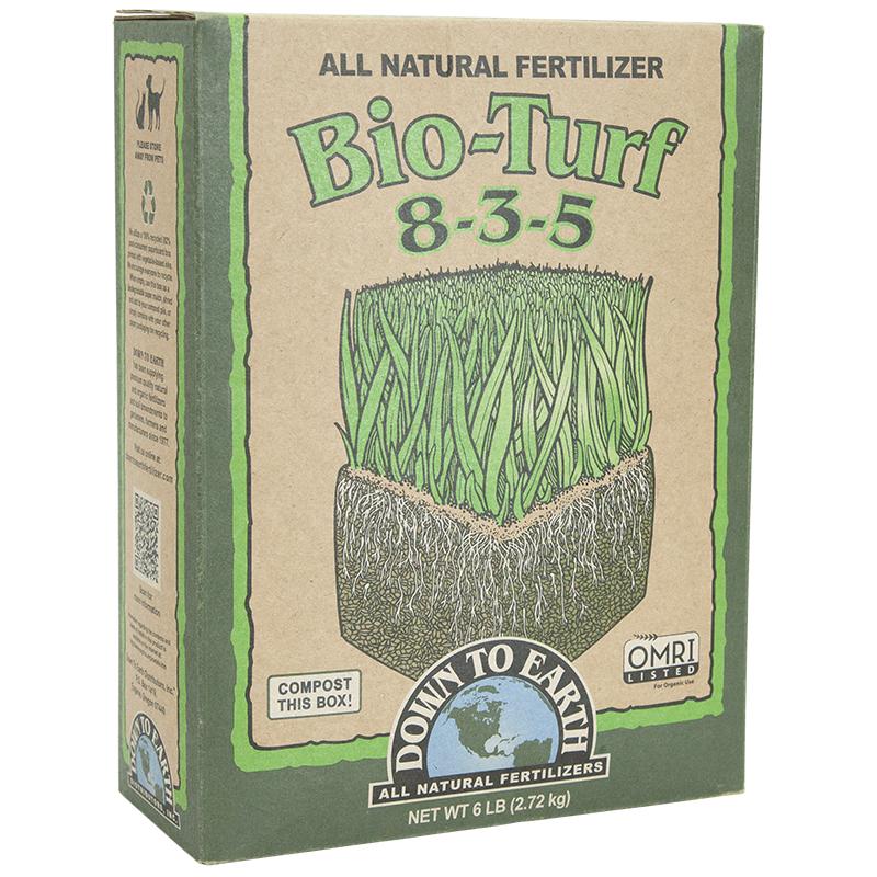Down to Earth Bio-Turf 8-3-5 Fertilizer (6 Lb Box) for sale Bio-Turf 8-3-5 Fertilizer (6 lb Box) Fertilizer