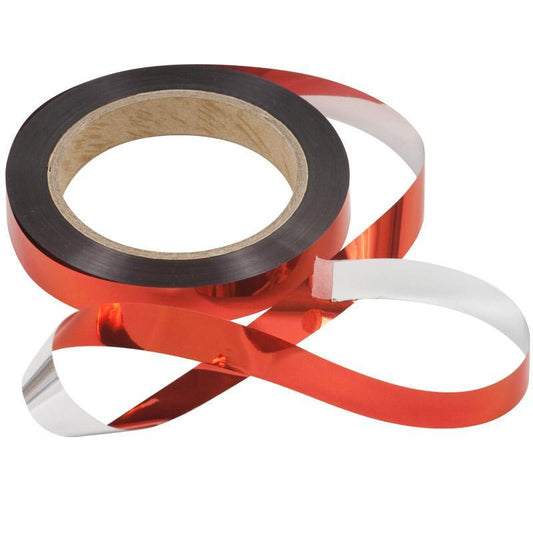 Red and Silver Bird Scare Tape (290' Foot Roll) for sale Bird Scare Tape - Red & Silver (290' Roll) Weed and Pest