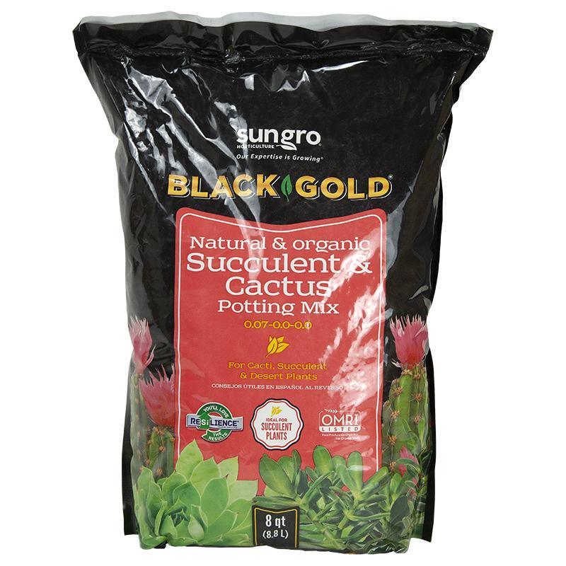 Black Gold Succulent and Cactus Mix (8 qt) - Grow Organic Black Gold Succulent and Cactus Mix (8 qt) Growing