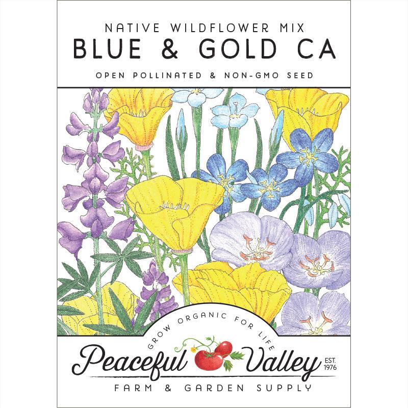 California Blue & Gold Native Wildflower Mix (Pack) California Blue & Gold Native Wildflower Mix (Pack) Flower Seeds
