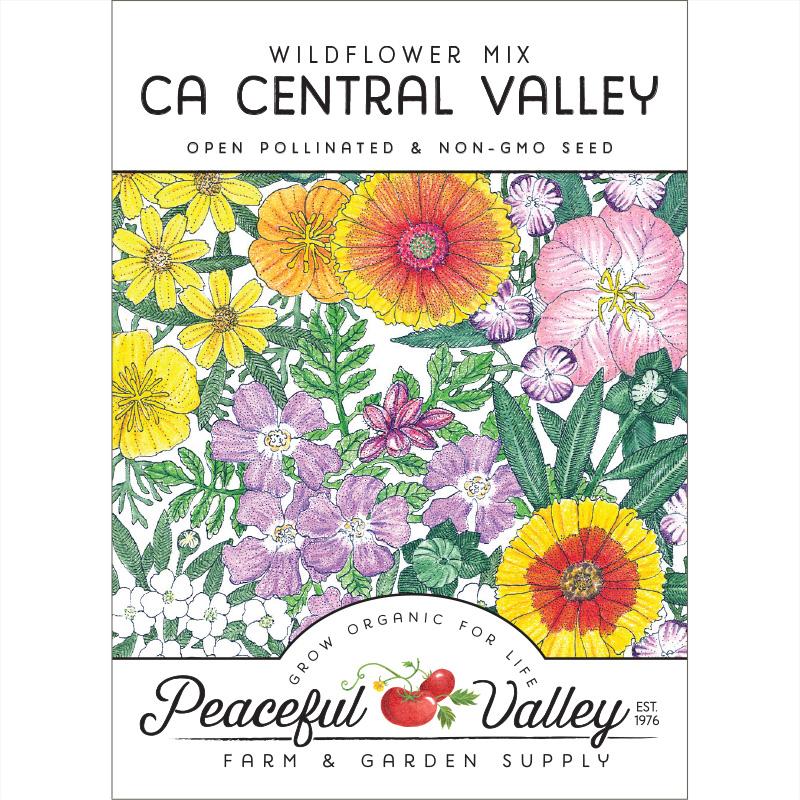 California Central Valley Wildflower Mix (pack) California Central Valley Wildflower Mix (pack) Flower Seeds