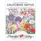 California Native Wildflower Mix (pack) - Grow Organic California Native Wildflower Mix (pack) Flower Seeds