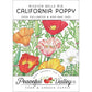 California Poppy, Mission Bells - Grow Organic California Poppy, Mission Bells Flower Seeds