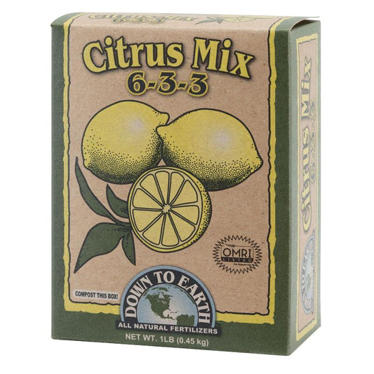 Citrus Mix Fertilizer  6-3-3 (1 lb box) - Grow Organic Citrus Mix Fertilizer  6-3-3 (1 lb box) Fertilizer