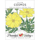 Cosmos, Yellow (pack) - Grow Organic Cosmos, Yellow (pack) Flower Seed & Bulbs