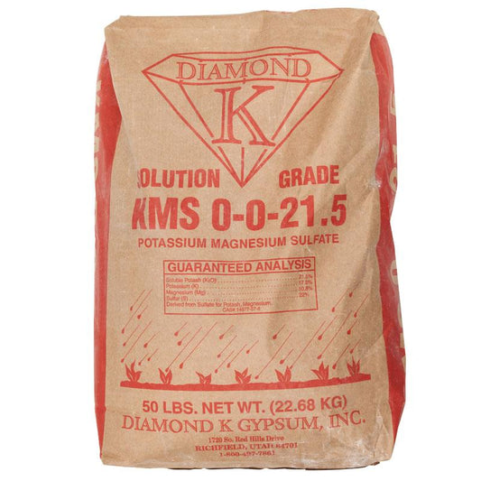Diamond K Brand KMS 0-0-21.5 (50 Lb) - Grow Organic Diamond K Brand KMS 0-0-21.5 (50 lb) Fertilizer