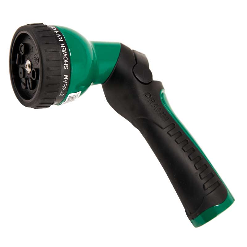 Dramm One Touch Revolution 9 Pattern Nozzle, Green Dramm One Touch Revolution 9 Pattern Nozzle, Green Watering