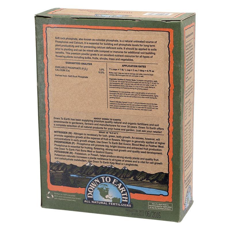 Rock Phosphate 0-3-0 (5 lb) - Grow Organic Rock Phosphate 0-3-0 (5 lb) Fertilizer