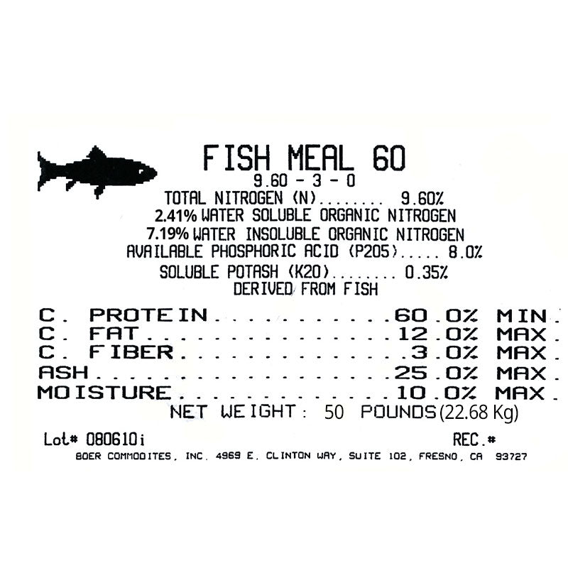 Fish Meal  for Sale (50 pound bag) Fish Meal (50 lb) Fertilizer