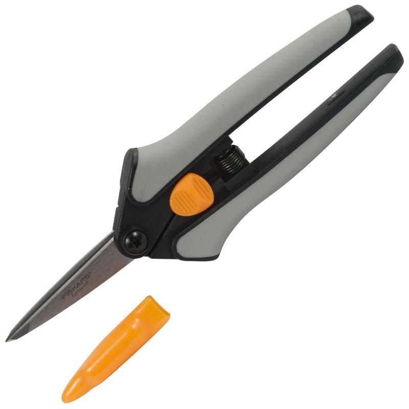 Fiskars Softouch Micro-Tip Pruning Snip - Grow Organic Fiskars Softouch Micro-Tip Pruning Snip Quality Tools