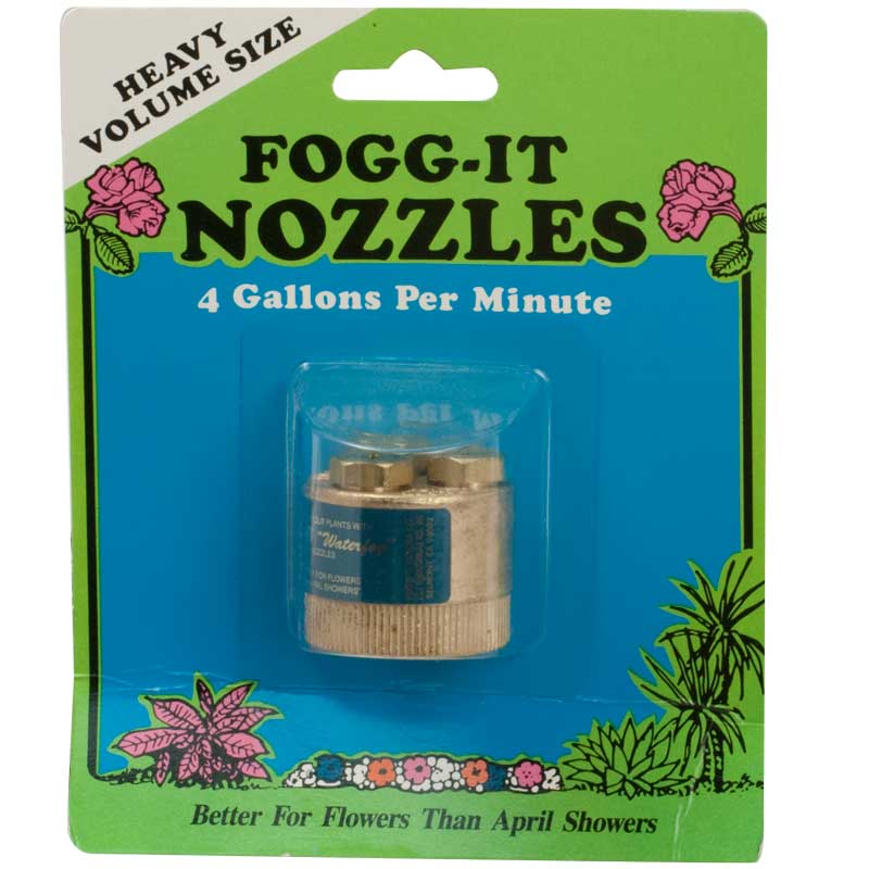 Fogg-It Nozzle, Heavy Spray, 4 Gpm - Grow Organic Fogg-It Nozzle, Heavy Spray, 4 Gpm Watering