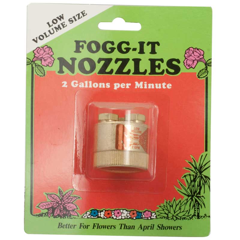 Fogg-It Nozzle, Low Volume, 2 Gpm - Grow Organic Fogg-It Nozzle, Low Volume, 2 Gpm Watering