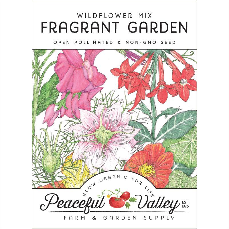 Fragrant Garden Wildflower Mix (pack) - Grow Organic Fragrant Garden Wildflower Mix (pack) Flower Seed & Bulbs